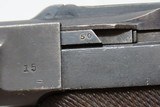 WWII RUSSIAN CAPTURE German Mauser s/42 Code 1937 Luger P.08 Pistol 9mm C&R THIRD REICH German Luger with “X” Capture Mark - 6 of 19
