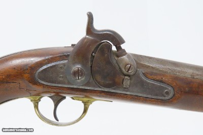 CIVIL WAR SPRINGFIELD ARMORY Model 1855 MAYNARD Pistol-Carbine 1 of ONLY 4,021 Made at SPRINGFIELD for CAVALRY - Image 4 of 21
