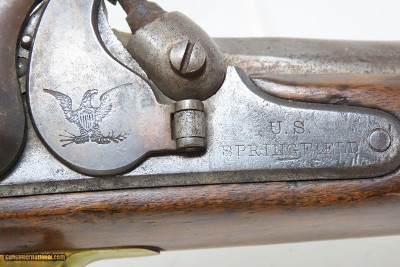 CIVIL WAR SPRINGFIELD ARMORY Model 1855 MAYNARD Pistol-Carbine 1 of ONLY 4,021 Made at SPRINGFIELD for CAVALRY - Image 6 of 21