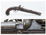 1822 SIMEON NORTH U.S. CONTRACT Model 1819 .54 Caliber FLINTLOCK Pistol Antique 1822 DATED Early American Army & Navy Sidearm