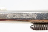 CASED 7-Shot COLT NEW LINE .22 Short F.T. BAKER Fleet Street London Antique Small Pocket Revolver for the British Market - 11 of 21