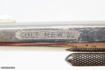 CASED 7-Shot COLT NEW LINE .22 Short F.T. BAKER Fleet Street London Antique Small Pocket Revolver for the British Market - Image 11 of 21
