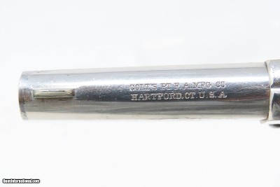 CASED 7-Shot COLT NEW LINE .22 Short F.T. BAKER Fleet Street London Antique Small Pocket Revolver for the British Market - Image 21 of 21