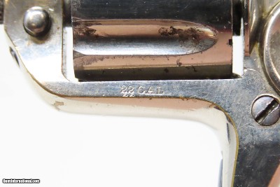 CASED 7-Shot COLT NEW LINE .22 Short F.T. BAKER Fleet Street London Antique Small Pocket Revolver for the British Market - Image 10 of 21