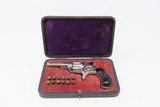 CASED 7-Shot COLT NEW LINE .22 Short F.T. BAKER Fleet Street London Antique Small Pocket Revolver for the British Market - 2 of 21