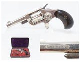CASED 7-Shot COLT NEW LINE .22 Short F.T. BAKER Fleet Street London Antique Small Pocket Revolver for the British Market - 1 of 21