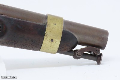 SCARCE U.S. NAVY Model 1842 BOXLOCK Pistol by AMES .54 USN 1844 Antique 1 of only 2,000, Dated Pre-MEXICAN-AMERICAN WAR - Image 5 of 20