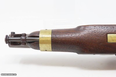 SCARCE U.S. NAVY Model 1842 BOXLOCK Pistol by AMES .54 USN 1844 Antique 1 of only 2,000, Dated Pre-MEXICAN-AMERICAN WAR - Image 15 of 20