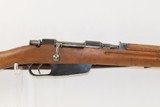 WORLD WAR II Era Italian CARCANO Model 1938 7.35mm Cal. C&R INFANTRY Rifle
FINNISH “SA” Marked Rifle w/LEATHER SLING & 5 CLIPS - 4 of 20