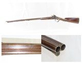 1830s FRENCH Antique “A. CHARLEVILLE” Marked FLINTLOCK SxS Double Barrel SHOTGUN
With DAMASCUS STEEL Barrels and SILVER MOUNTS