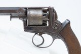 CRIMEAN WAR British DEANE ADAMS Revolver .44 ENGRAVED c1851 England Antique London Made Military Sidearm & Early Double Action - 4 of 19