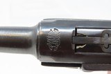 WORLD WAR II Era DWM 9x19mm P.08 GERMAN LUGER C&R Pistol WWII Era German Military Style Sidearm - 10 of 20