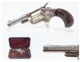 CASED Antique 7-Shot COLT NEW LINE .22 Caliber RF ETCHED PANEL Revolver
Engraved to Dealer WILLIAM KAVANAGH & SON - 1 of 21