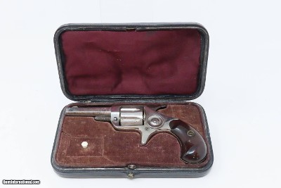 CASED Antique 7-Shot COLT NEW LINE .22 Caliber RF ETCHED PANEL RevolverEngraved to Dealer WILLIAM KAVANAGH & SON - Image 2 of 21
