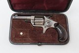 CASED Antique 7-Shot COLT NEW LINE .22 Caliber RF ETCHED PANEL Revolver
Engraved to Dealer WILLIAM KAVANAGH & SON - 3 of 21