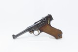 WW2 DWM LUGER P.08 9x19mm PISTOL Su4 1921 Germany Spandau Weimar WWIIC&R Post-GREAT WAR Era LUGER and WWII REWORK - 2 of 21