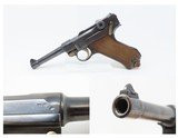 WW2 DWM LUGER P.08 9x19mm PISTOL Su4 1921 Germany Spandau Weimar WWIIC&R Post-GREAT WAR Era LUGER and WWII REWORK - 1 of 21