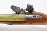 THOMAS KETLAND FLINTLOCK Pistol FRONTIER PIONEER TRAPPER HOMESTEADAntique .54 Caliber Smoothbore Single Shot Sidearm - 9 of 18