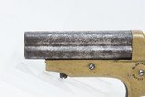 Antique CIVIL WAR Era C. SHARPS Model 2 .30 Cal. Rimfire PEPPERBOX Revolver 4 Shot WILD WEST Self Defense Pocket Gun - 2 of 12