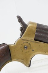 Antique CIVIL WAR Era C. SHARPS Model 2 .30 Cal. Rimfire PEPPERBOX Revolver 4 Shot WILD WEST Self Defense Pocket Gun - 11 of 12