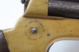 Antique CIVIL WAR Era C. SHARPS Model 2 .30 Cal. Rimfire PEPPERBOX Revolver 4 Shot WILD WEST Self Defense Pocket Gun - 9 of 12