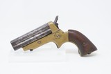 Antique CIVIL WAR Era C. SHARPS Model 2 .30 Cal. Rimfire PEPPERBOX Revolver 4 Shot WILD WEST Self Defense Pocket Gun - 1 of 12