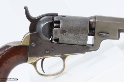c1856 “WELLS FARGO” Model COLT 1849 .31 Stage Coach Robbery SceneAntique Antebellum 3” Barrel Handy Sidearm - Image 14 of 15