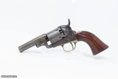 c1856 “WELLS FARGO” Model COLT 1849 .31 Stage Coach Robbery SceneAntique Antebellum 3” Barrel Handy Sidearm - Image 2 of 15