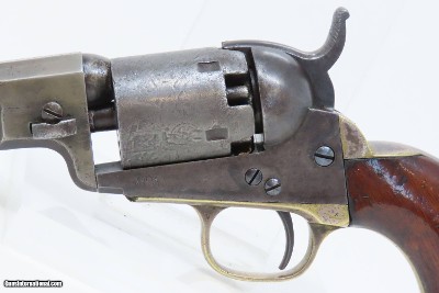 c1856 “WELLS FARGO” Model COLT 1849 .31 Stage Coach Robbery SceneAntique Antebellum 3” Barrel Handy Sidearm - Image 4 of 15