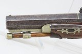Engraved H. MEREDITH Officers/Travelers PERCUSSION Self Defense BELT Pistol English Percussion Pistol Made Circa the EARLY 1830s - 17 of 17
