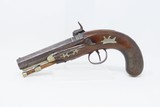 Engraved H. MEREDITH Officers/Travelers PERCUSSION Self Defense BELT Pistol English Percussion Pistol Made Circa the EARLY 1830s - 14 of 17