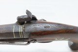 Engraved H. MEREDITH Officers/Travelers PERCUSSION Self Defense BELT Pistol English Percussion Pistol Made Circa the EARLY 1830s - 9 of 17
