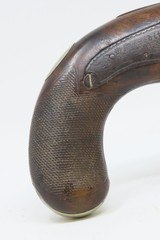 Engraved H. MEREDITH Officers/Travelers PERCUSSION Self Defense BELT Pistol English Percussion Pistol Made Circa the EARLY 1830s - 3 of 17