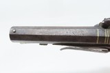 Engraved H. MEREDITH Officers/Travelers PERCUSSION Self Defense BELT Pistol English Percussion Pistol Made Circa the EARLY 1830s - 10 of 17