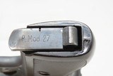 WORLD WAR II Third Reich German OCCUPIED CZECH “fnh” Code CZ 27 Pistol C&RBlue Finished 7.65mm GERMAN Occupied Czechoslovakia - 11 of 19