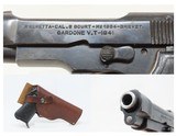 WORLD WAR II Era Italian BERETTA Model 1934 380 ACP C&R SEMI-AUTO Pistol
WORLD WAR II 1941 DATED Pistol with LEATHER HOLSTER - 1 of 20