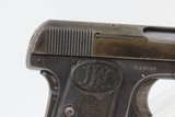 World War II FABRIQUE NATIONALE Semi-Auto .25 Automatic C&R “BABY” Pocket Pistol Early Production Made by FN in Herstal, Belgium - 16 of 17