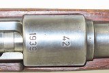 World War 2 THIRD REICH German MAUSER “42” Code “1939” Dated Model 98 Rifle German Third Reich 8mm Infantry Rifle - 9 of 21