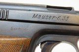 Pre-WWI GERMAN Mauser Model 1910 6.35mm Semi-Automatic C&R POCKET Pistol - 10 of 12