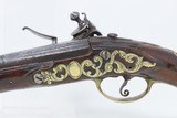 18th Century LAZARI COMINAZ FLINTLOCK Pistol
.56 ENGRAVED Italian
Antique Martial Sidearm Cavalry or Officer’s Pistol - 16 of 17