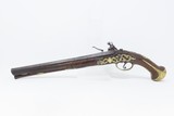 18th Century LAZARI COMINAZ FLINTLOCK Pistol
.56 ENGRAVED Italian
Antique Martial Sidearm Cavalry or Officer’s Pistol - 14 of 17