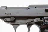 WORLD WAR II 3rd Reich German SPREEWERKE cyq Code P.38 Semi-Auto C&R Pistol “EAGLE/SWASTIKA” Marked “WERMACHT” 9mm Sidearm - 6 of 19