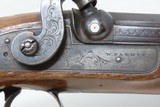 ENGRAVED W. PARKER Antique SIDE-HAMMER .50 Caliber PERCUSSION BELT PistolEnglish Pistol Made Circa the Late 1830s - 6 of 18
