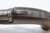 Rare ENGRAVED Antique WILLIAMSON Single Shot CONVERTIBLE .41 Cal. DERINGERRimfire/Percussion Combination Pistol - 8 of 18
