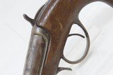 Rare ENGRAVED Antique WILLIAMSON Single Shot CONVERTIBLE .41 Cal. DERINGERRimfire/Percussion Combination Pistol - 4 of 18
