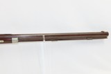Antique MID-19th CENTURY Half-Stock .32 Cal. Percussion American LONG RIFLE Kentucky Style Long Rifle w/JOSH GOLCHER Lock - 5 of 19