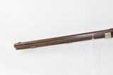 Antique MID-19th CENTURY Half-Stock .32 Cal. Percussion American LONG RIFLE Kentucky Style Long Rifle w/JOSH GOLCHER Lock - 17 of 19