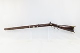 Antique MID-19th CENTURY Half-Stock .32 Cal. Percussion American LONG RIFLE Kentucky Style Long Rifle w/JOSH GOLCHER Lock - 14 of 19