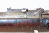 INDIAN WARS Antique SPRINGFIELD Model 1868 Breech Loading TRAPDOOR Rifle
1863 Dated Lock & 1870 Dated Breech with BAYONET - 14 of 20