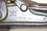 INDIAN WARS Antique SPRINGFIELD Model 1868 Breech Loading TRAPDOOR Rifle
1863 Dated Lock & 1870 Dated Breech with BAYONET - 6 of 20